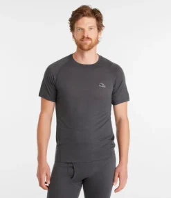 Discount L.L.Bean "Men's Cresta Ultralight 150 Crew Top, Short-Sleeve"