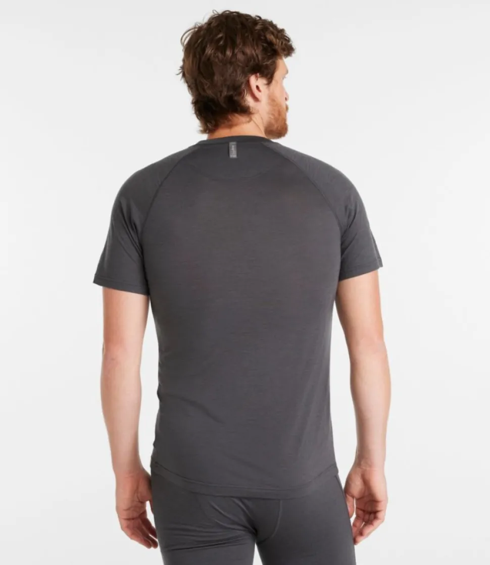 Discount L.L.Bean "Men's Cresta Ultralight 150 Crew Top, Short-Sleeve"