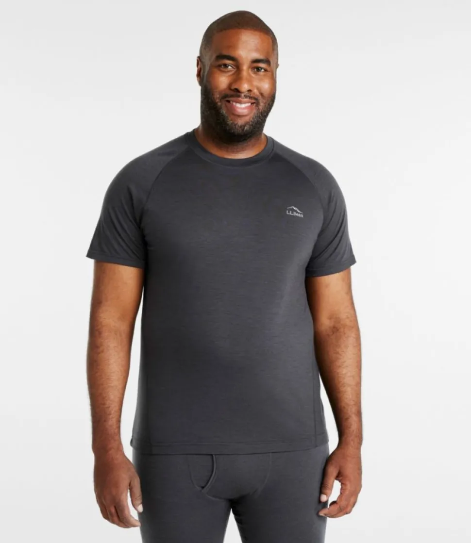 Discount L.L.Bean "Men's Cresta Ultralight 150 Crew Top, Short-Sleeve"