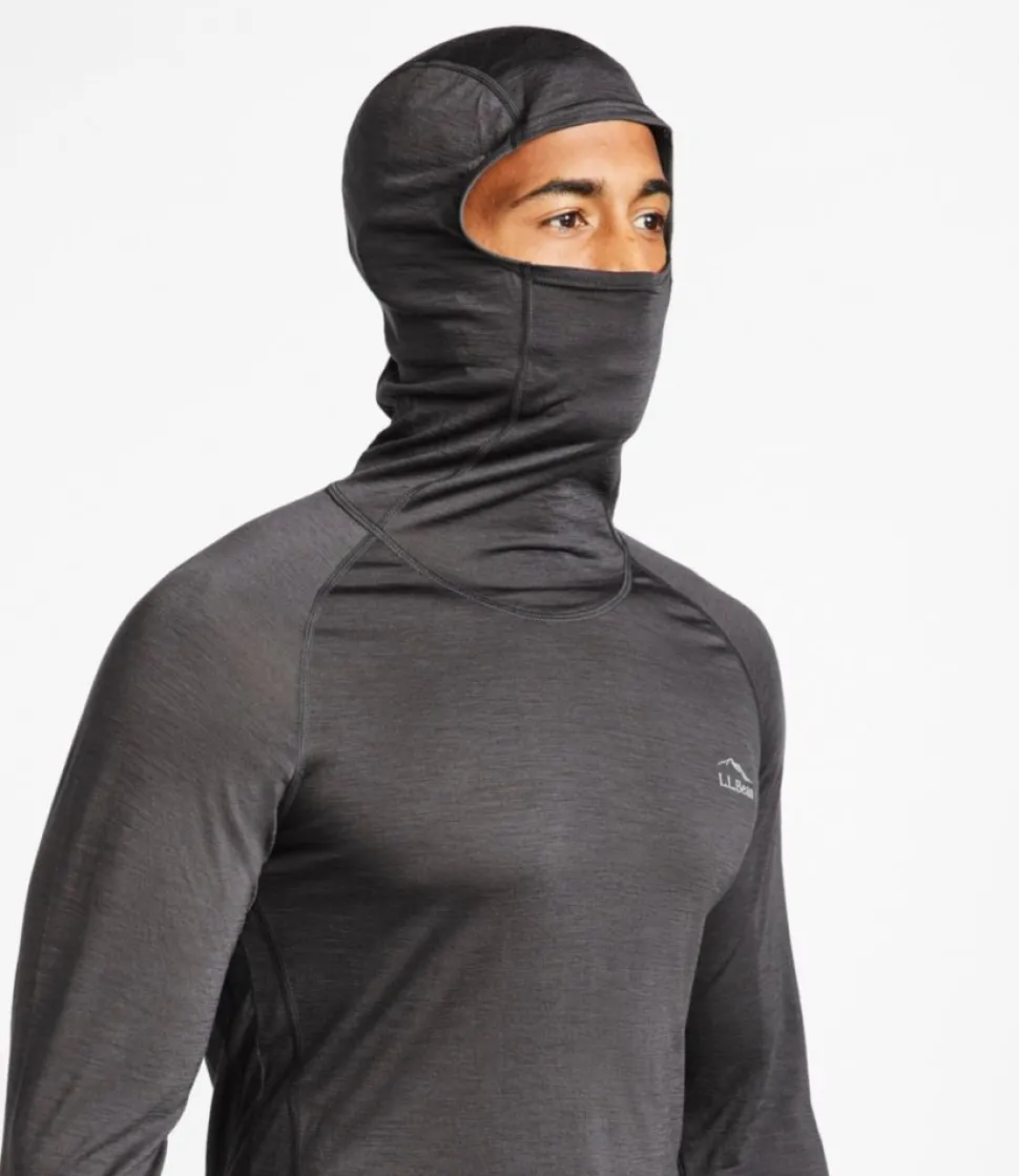 Cheap L.L.Bean "Men's Cresta Wool Ultralight 150 Base Layer, Hoodie" AlloyGray