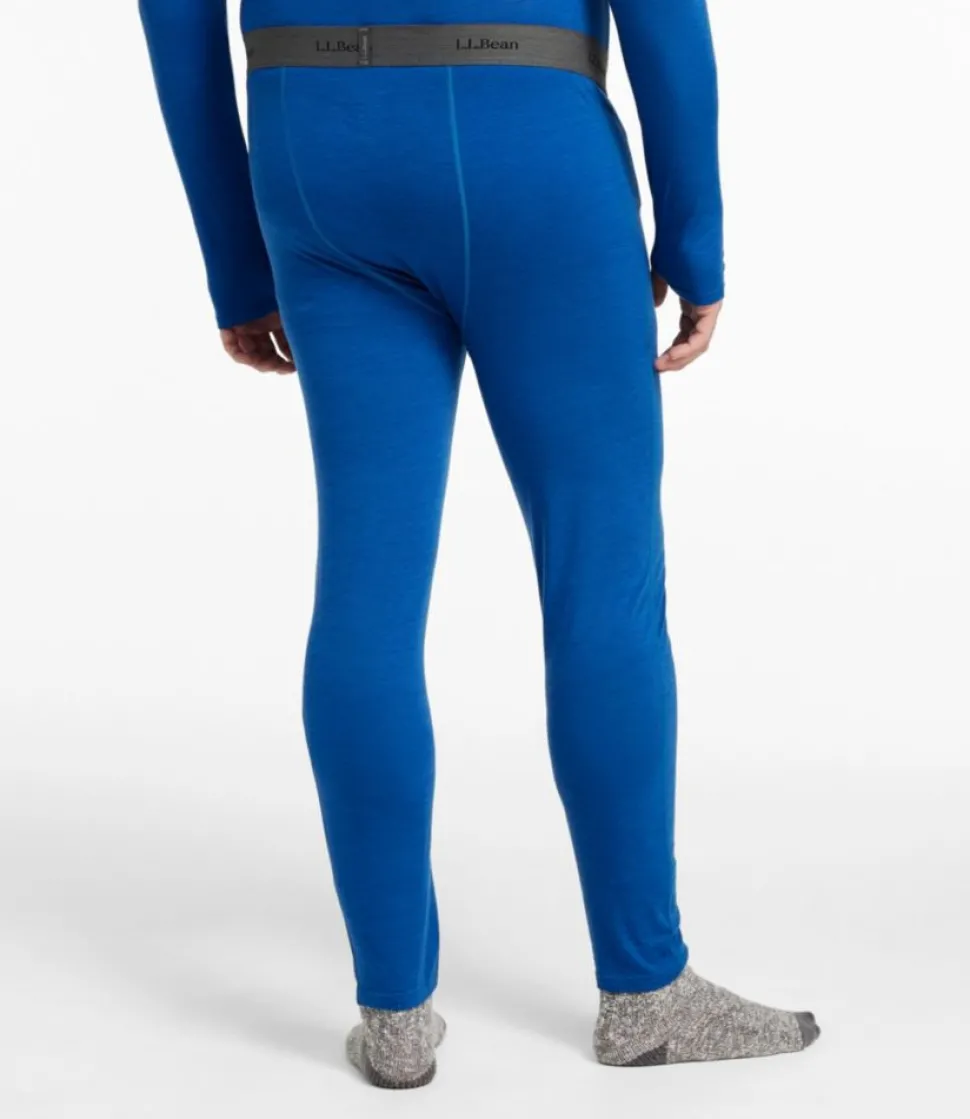 Discount L.L.Bean "Men's Cresta Wool Ultralight 150 Pant, Stripe" RegattaBlue/GlacierBlue