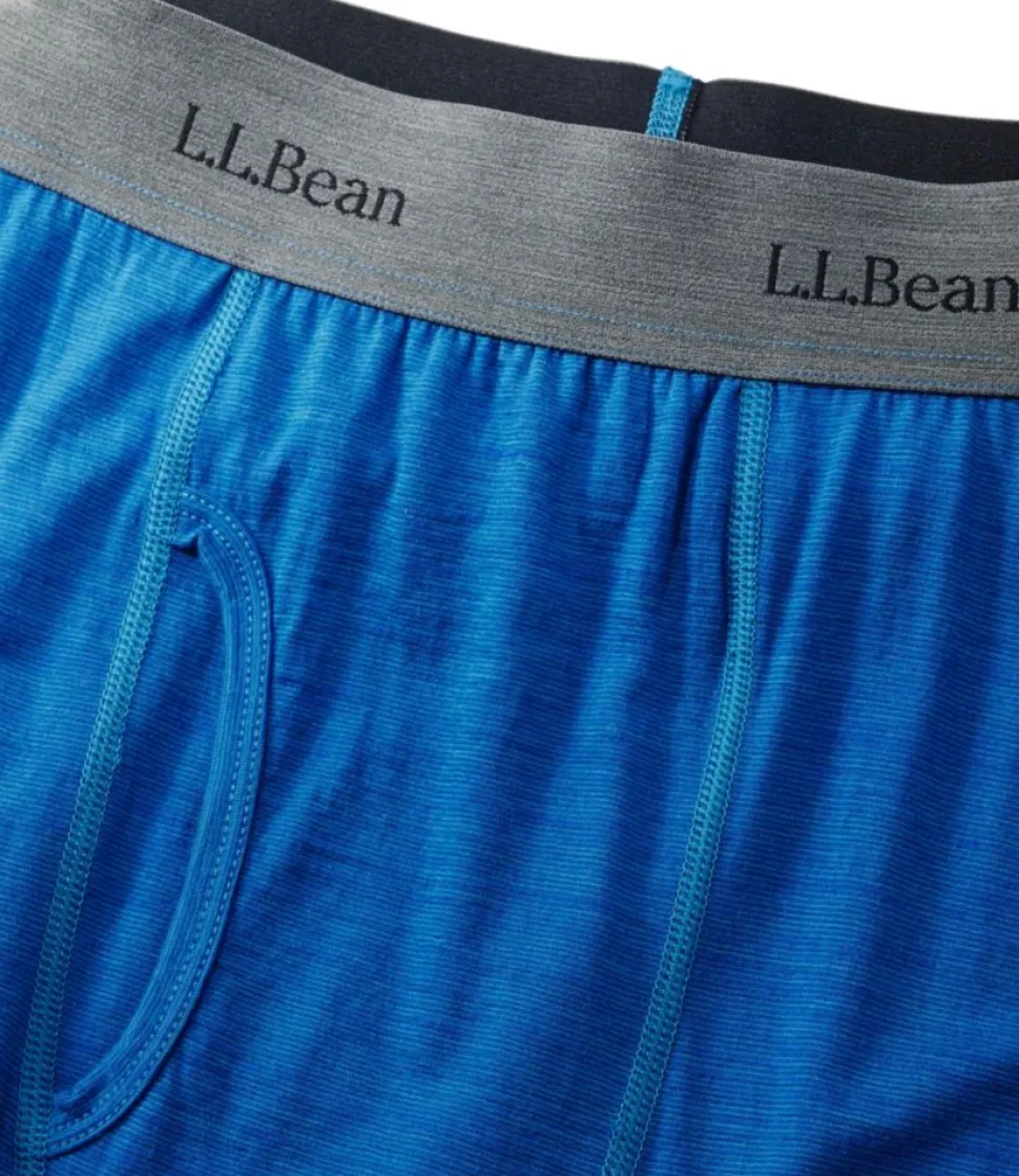 Discount L.L.Bean "Men's Cresta Wool Ultralight 150 Pant, Stripe" RegattaBlue/GlacierBlue
