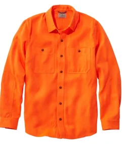 Flash Sale L.L.Bean "Men's Double L Field Shirt, Hunter Orange" HunterOrange