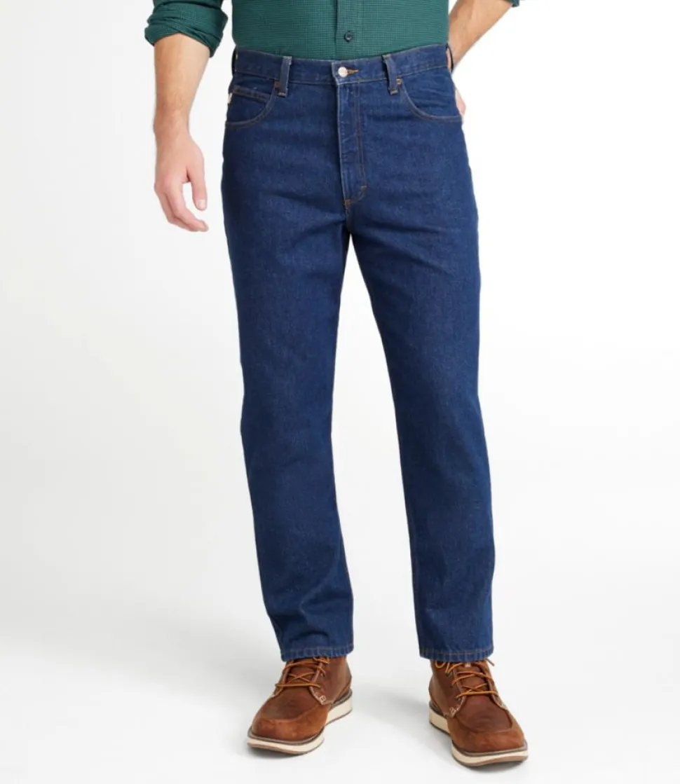 New L.L.Bean "Men's Double L® Jeans, Natural Fit, Straight Leg"