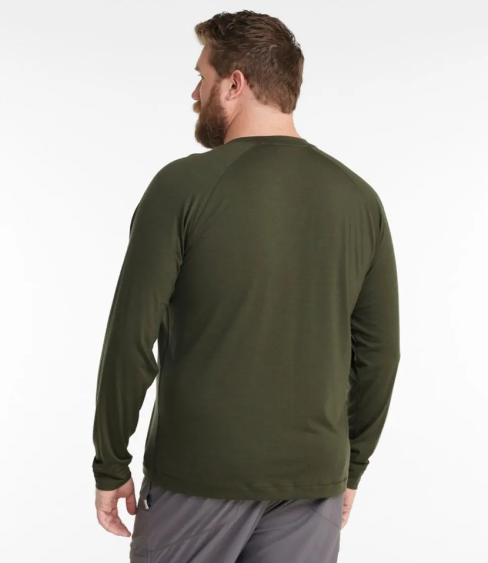 Clearance L.L.Bean "Men's Encompass Merino Wool-Blend Henley"