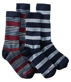 Hot L.L.Bean "Men's Everyday Chino Sock, Stripe" DeepestIndigo