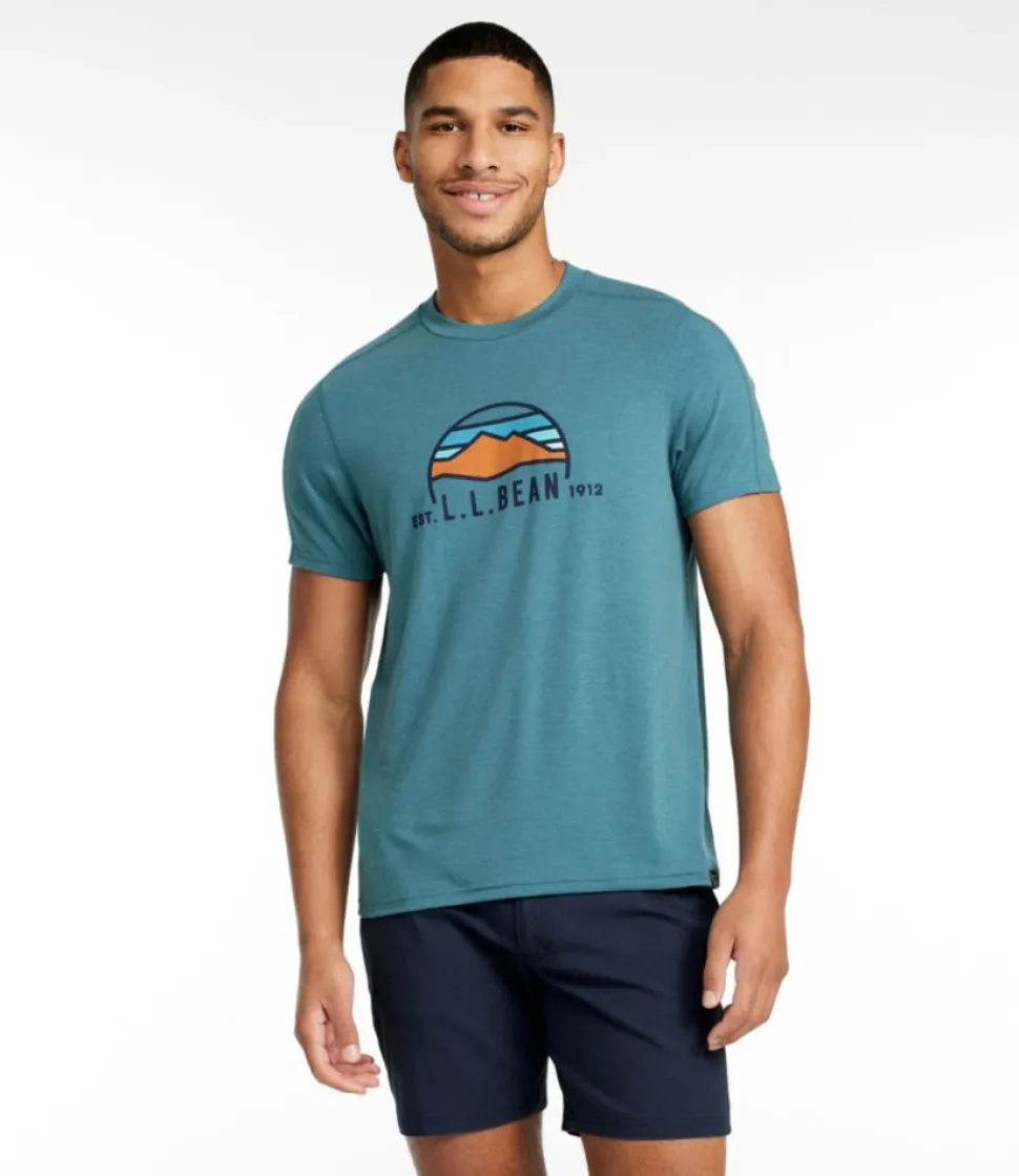 Hot L.L.Bean "Men's Everyday SunSmart® Tee, Short-Sleeve, Logo"