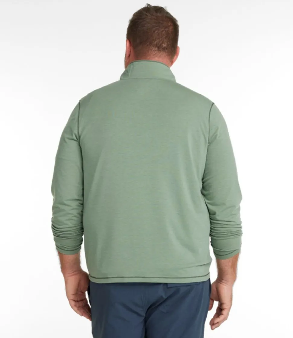 Hot L.L.Bean "Men's Everyday SunSmart® Tee, Long-Sleeve Quarter-Zip"