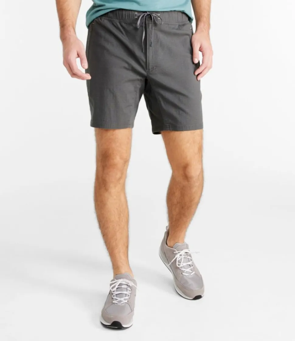 Shop L.L.Bean "Men's Explorer Ripstop Shorts, 8"" CarbonNavy