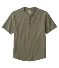 Online L.L.Bean "Men's Explorer Slub Tee, Short-Sleeve Henley"