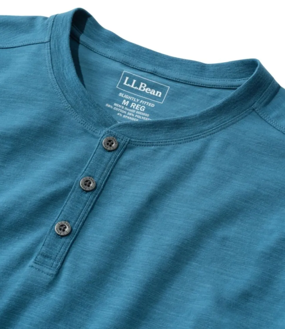 Online L.L.Bean "Men's Explorer Slub Tee, Short-Sleeve Henley"