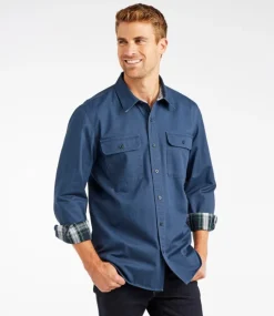 Best L.L.Bean "Men's Flannel-Lined Hurricane Shirt"