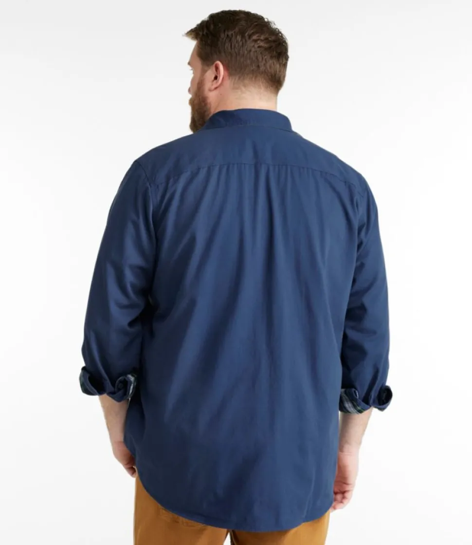 Best L.L.Bean "Men's Flannel-Lined Hurricane Shirt"