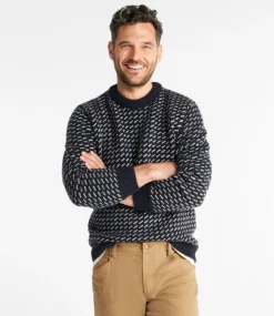 Fashion L.L.Bean "Men's Heritage Sweater, Norwegian Crewneck"