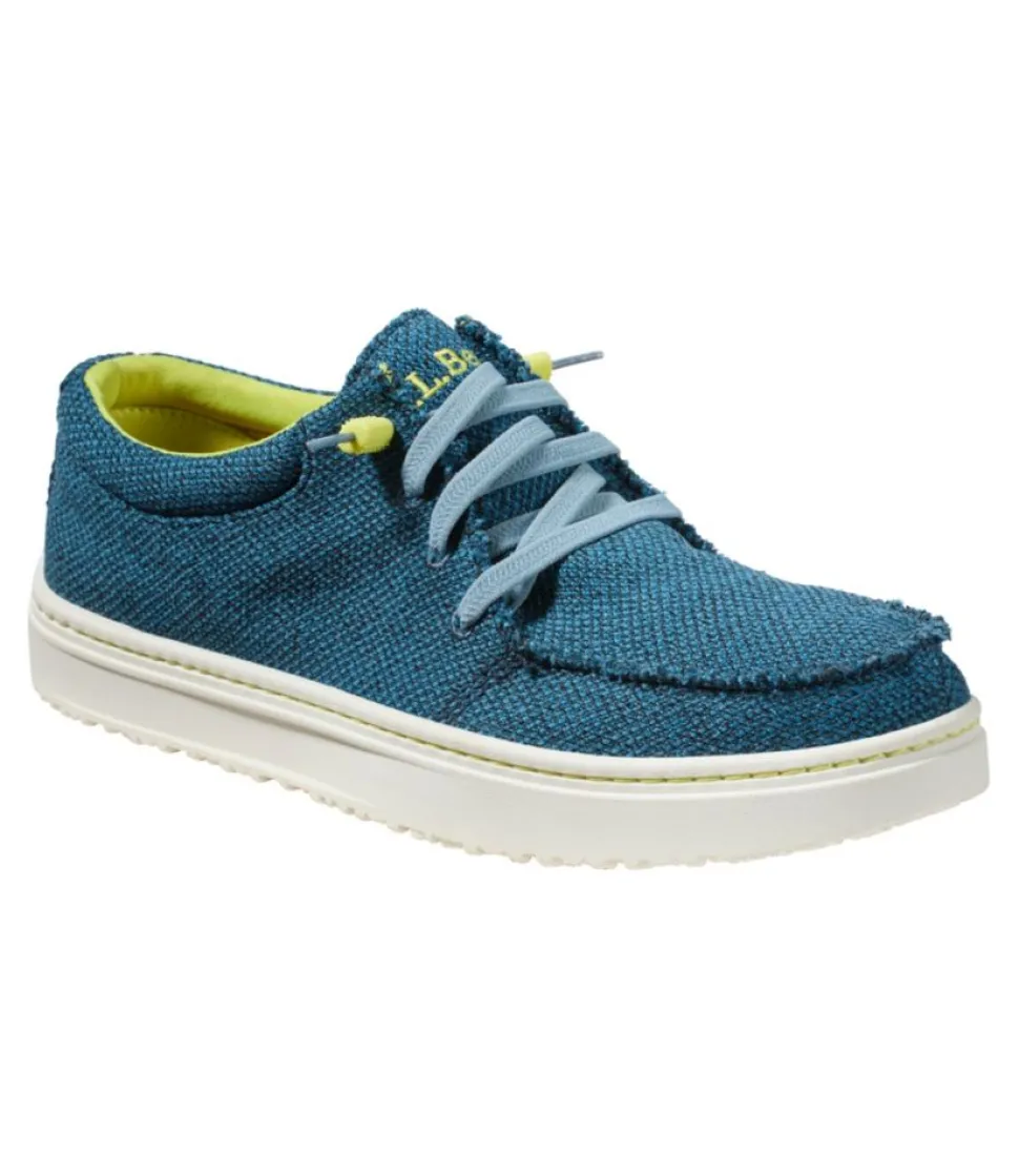 Hot L.L.Bean "Men's Higgins Beach 4-Eye Slip-Ons, Fabric"