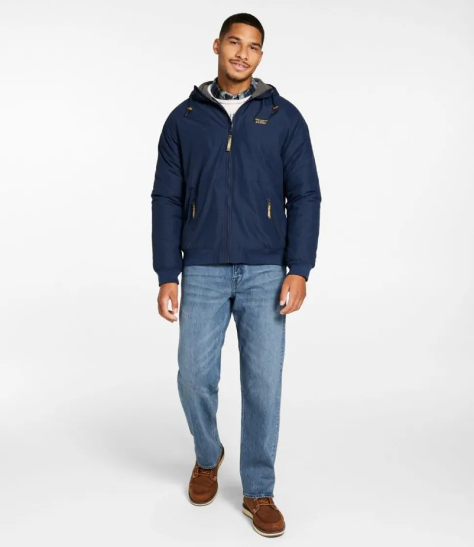 Flash Sale L.L.Bean "Men's Insulated 3-Season Bomber Hooded Jacket"