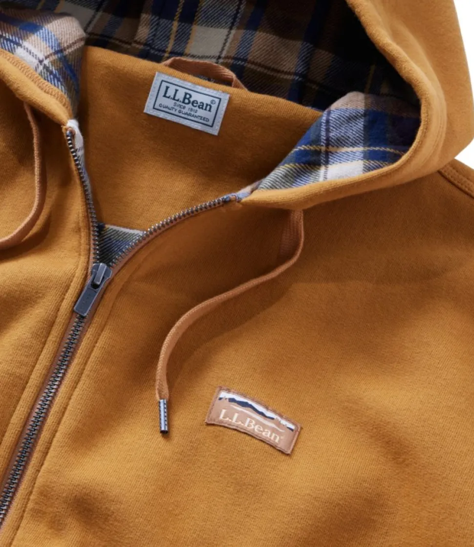 Best Sale L.L.Bean "Men's Katahdin Iron Works® Hooded Sweatshirt, Flannel-Lined"