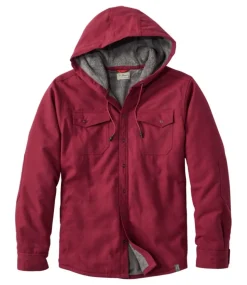 Clearance L.L.Bean "Men's Katahdin Performance Flannel Shirt, Hi-Pile Fleece Lined"