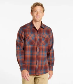 Hot L.L.Bean "Men's Katahdin Performance Flannel Shirt, Traditional Fit"