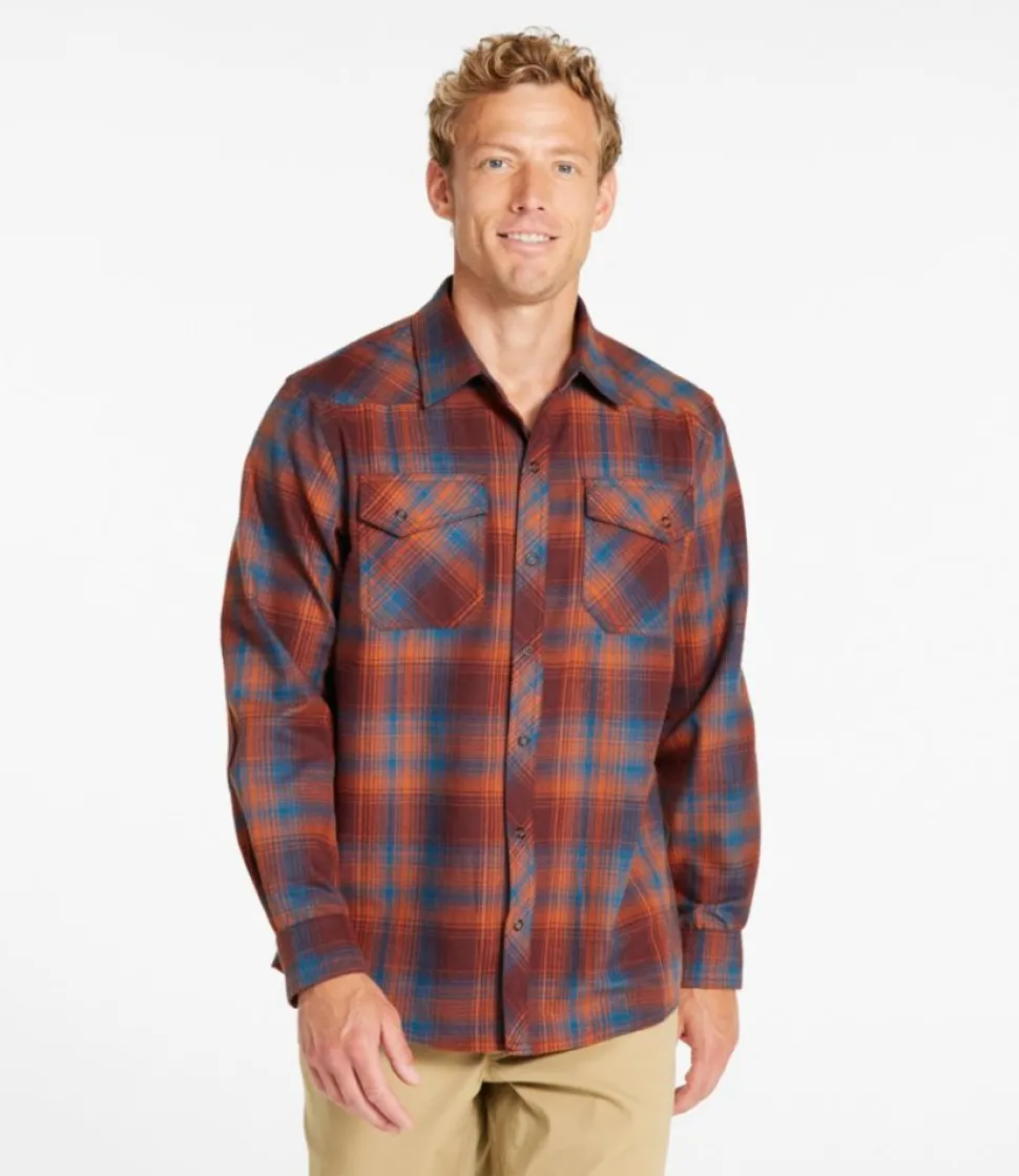 Hot L.L.Bean "Men's Katahdin Performance Flannel Shirt, Traditional Fit"