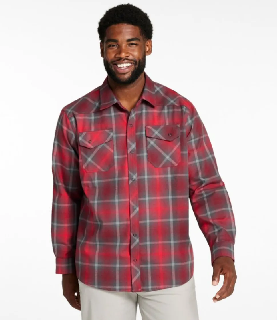 Hot L.L.Bean "Men's Katahdin Performance Flannel Shirt, Traditional Fit"
