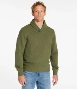 Flash Sale L.L.Bean "Men's Lakewashed Double-Knit Pullover, Shawl Collar"