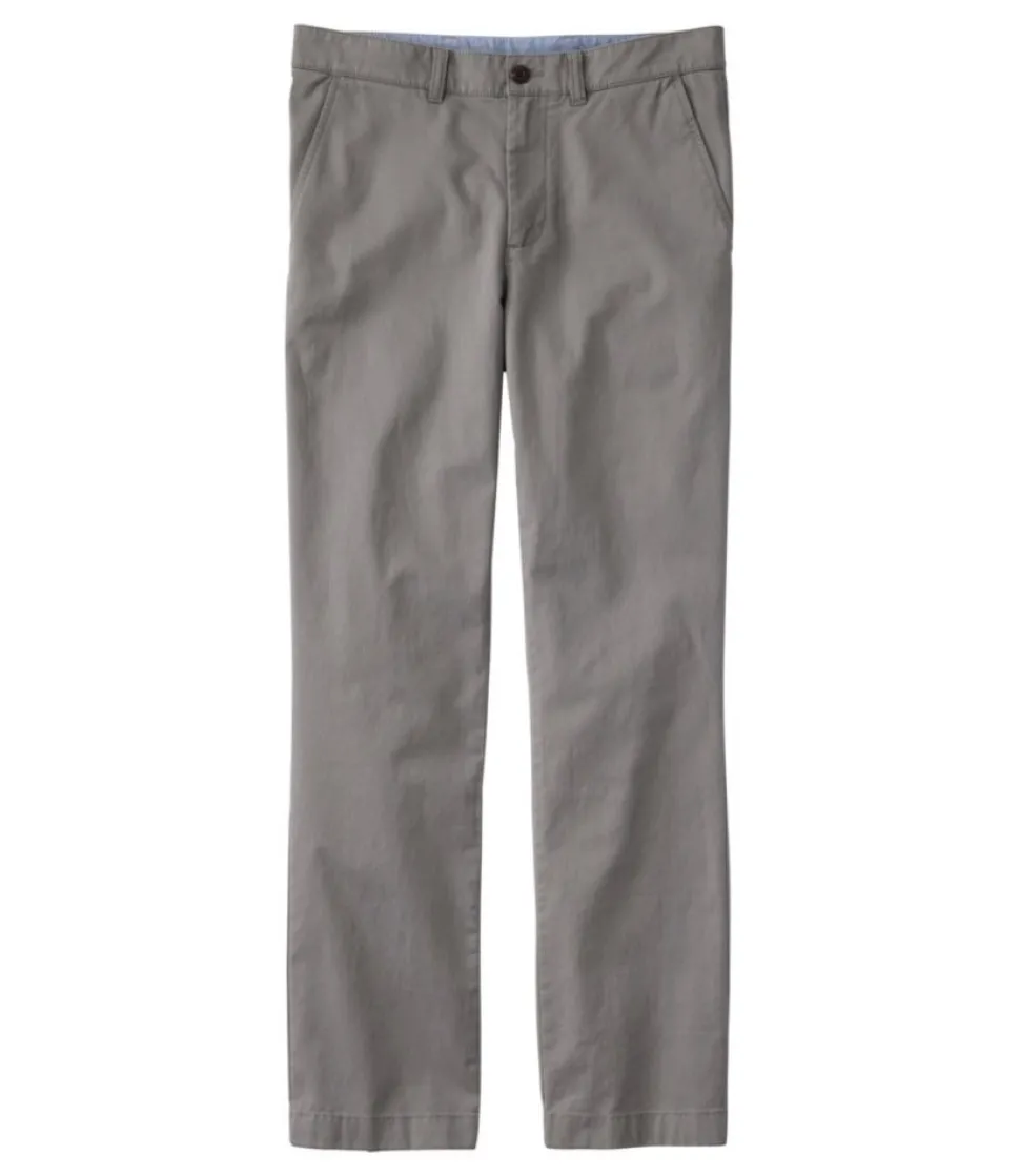 Fashion L.L.Bean "Men's Lakewashed® Stretch Khakis, Standard Fit, Straight Leg"