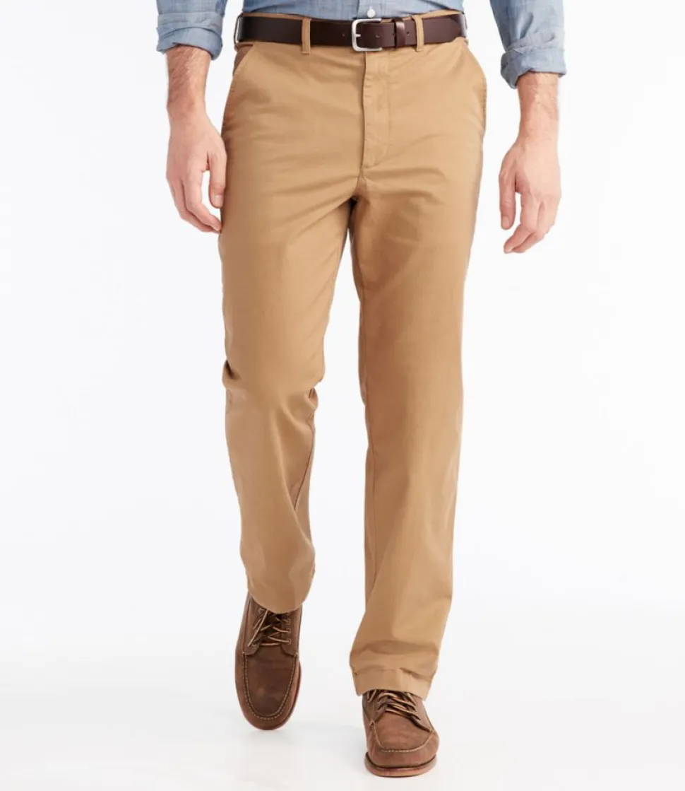 Hot L.L.Bean "Men's Lakewashed® Stretch Khakis, Natural Fit, Straight Leg"