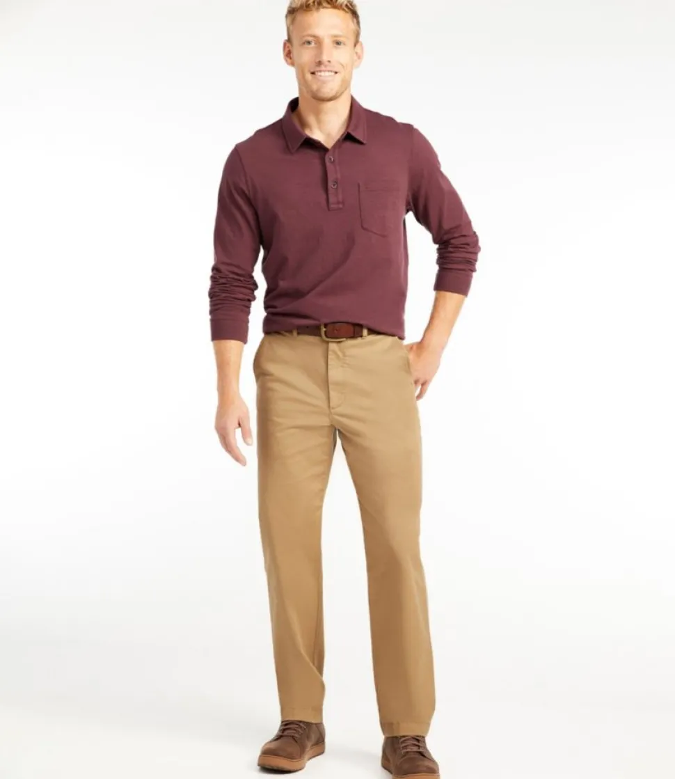 Hot L.L.Bean "Men's Lakewashed® Stretch Khakis, Natural Fit, Straight Leg"