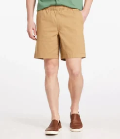 Flash Sale L.L.Bean "Men's Lakewashed Stretch Khaki Shorts, Pull-On, 8""
