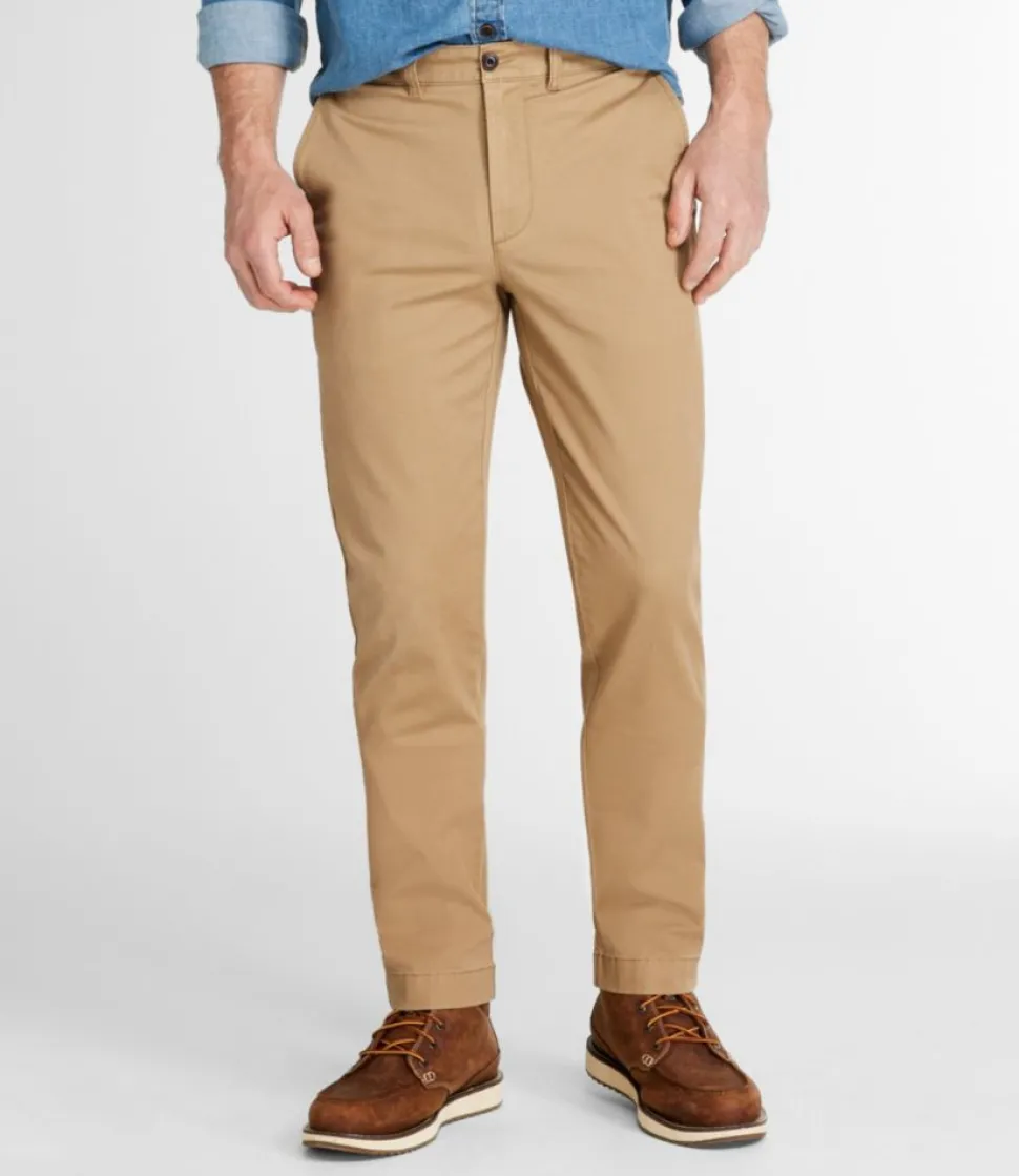 Shop L.L.Bean "Men's Lakewashed® Stretch Khakis, Slim Fit, Straight Leg"