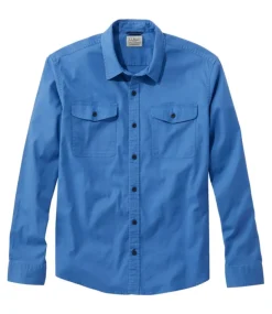 Flash Sale L.L.Bean "Men's Lakewashed Twill Shirt, Traditional Untucked Fit"