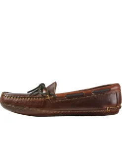 Cheap L.L.Bean "Men's Leather Double-Sole Slippers, Leather-Lined" Brown