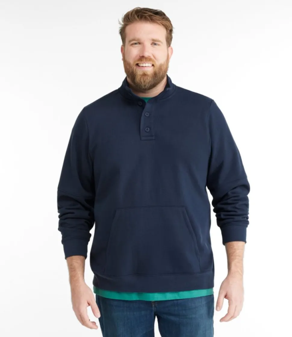 Online L.L.Bean "Men's 1912 Sweatshirt, Button-Mock"