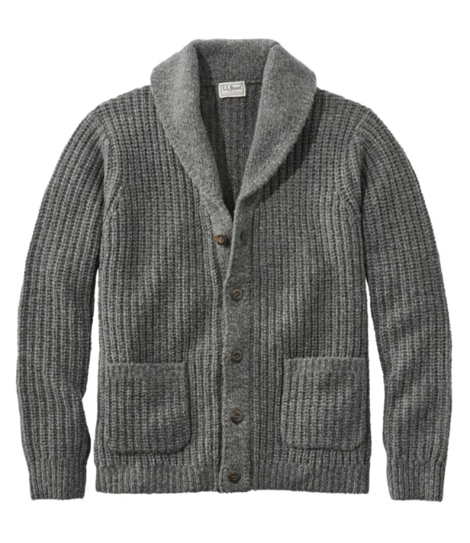 Shop L.L.Bean "Men's Classic Ragg Wool Sweaters, Cardigan"