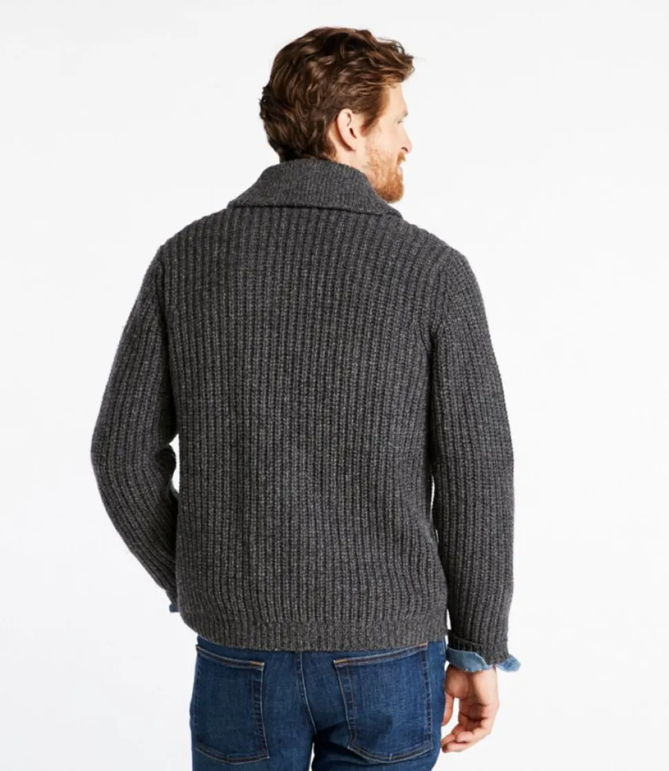 Shop L.L.Bean "Men's Classic Ragg Wool Sweaters, Cardigan"