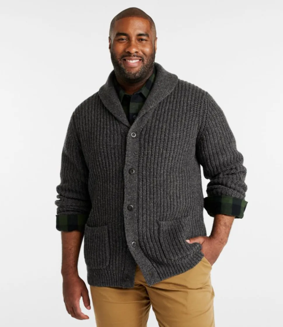 Shop L.L.Bean "Men's Classic Ragg Wool Sweaters, Cardigan"