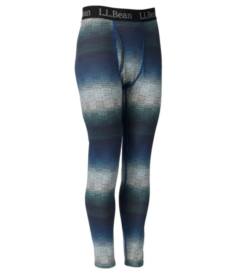 Store L.L.Bean "Men's Heavyweight Base Layer Pants, Print" MidnightBlackOmbre