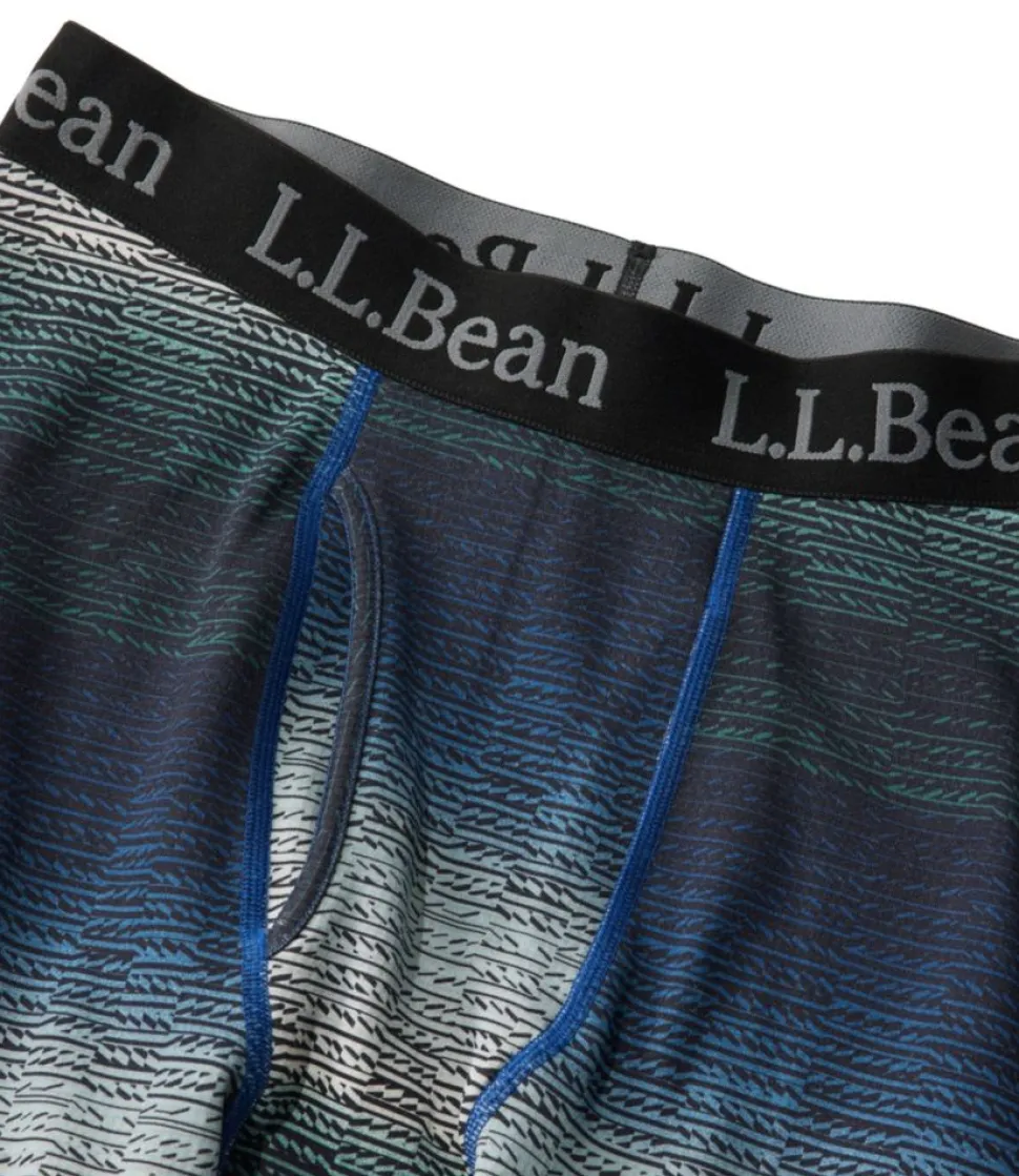Store L.L.Bean "Men's Heavyweight Base Layer Pants, Print" MidnightBlackOmbre