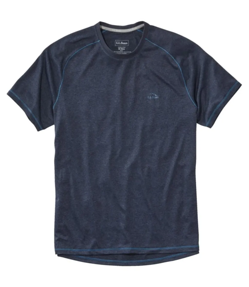 Online L.L.Bean "Men's Quick-Dry Trail Tee, Short-Sleeve" CarbonNavy