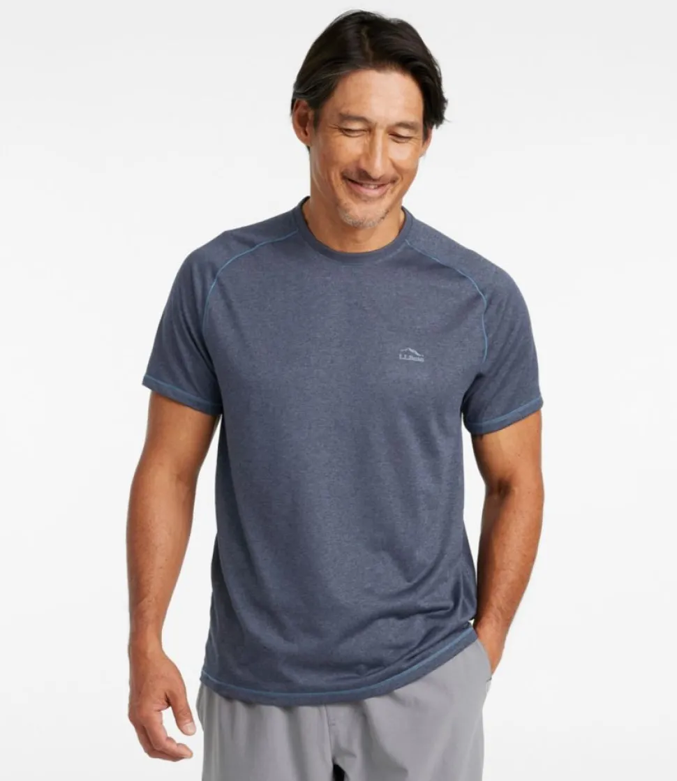 Online L.L.Bean "Men's Quick-Dry Trail Tee, Short-Sleeve" CarbonNavy
