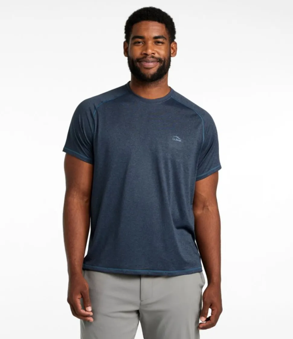 Online L.L.Bean "Men's Quick-Dry Trail Tee, Short-Sleeve" CarbonNavy