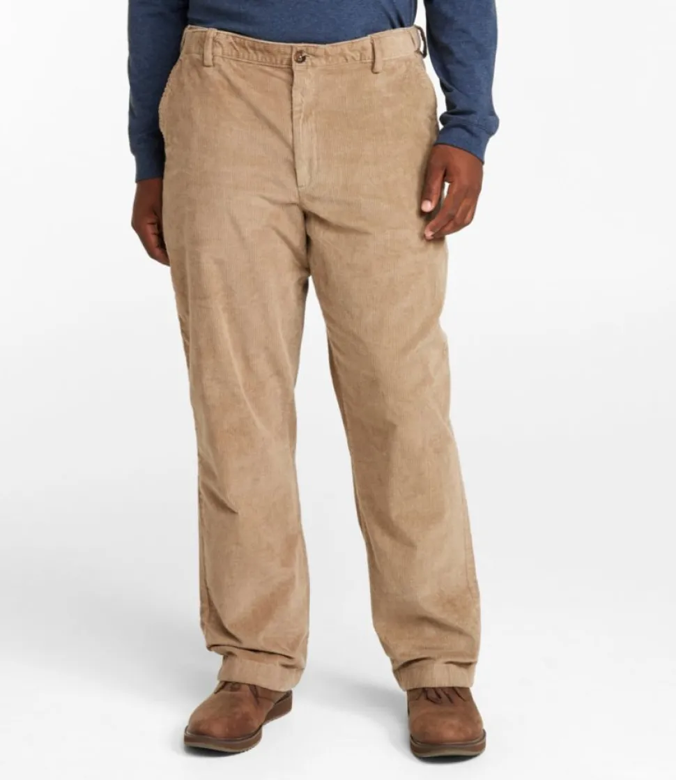Cheap L.L.Bean "Men's Stretch Country Corduroy Pants, Natural Fit, Plain Front, Hidden Comfort"