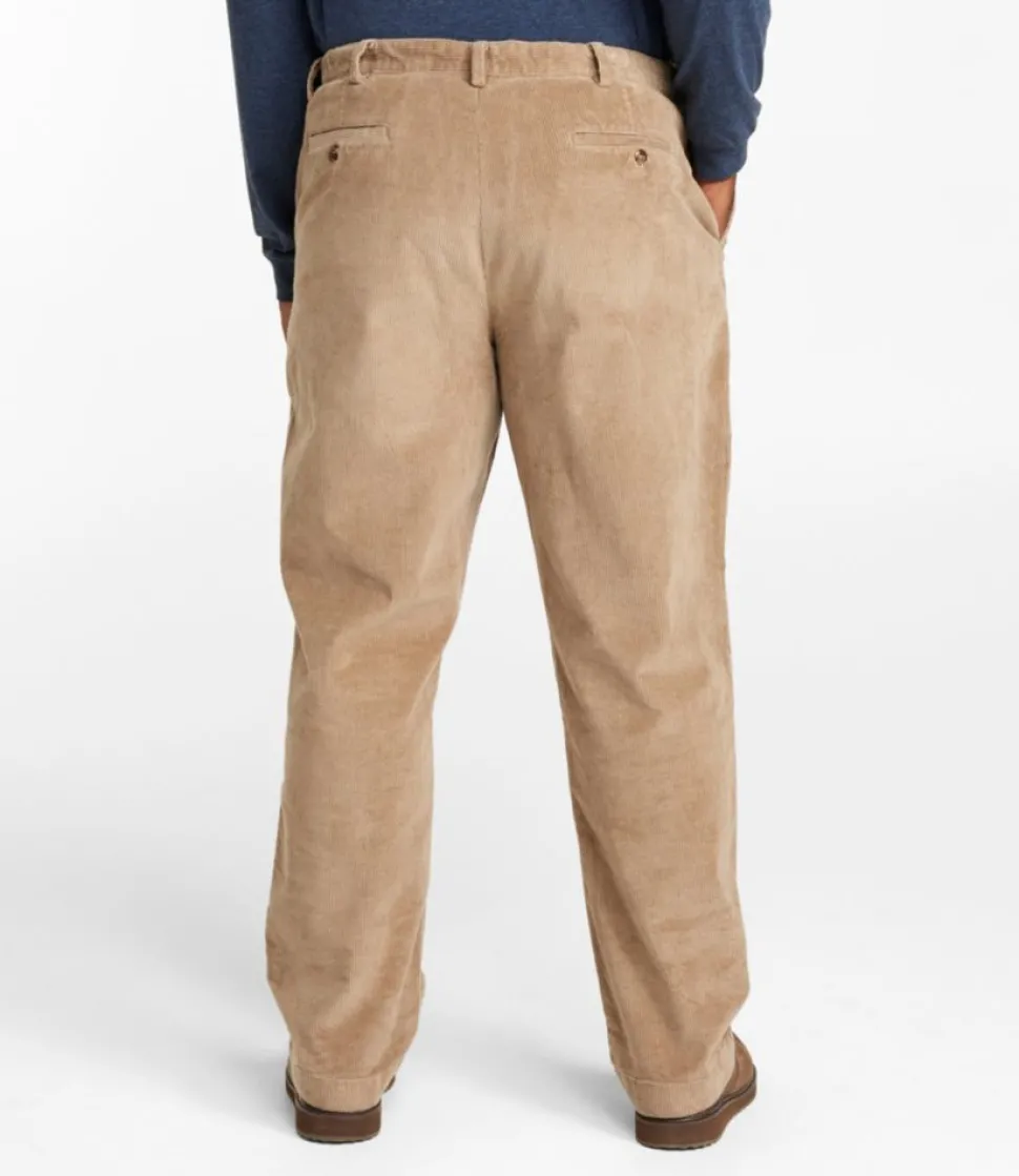 Cheap L.L.Bean "Men's Stretch Country Corduroy Pants, Natural Fit, Plain Front, Hidden Comfort"