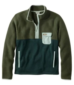 Outlet L.L.Bean "Men's Sweater Fleece Sherpa Hybrid Pullover"