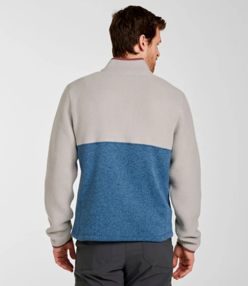 Outlet L.L.Bean "Men's Sweater Fleece Sherpa Hybrid Pullover"