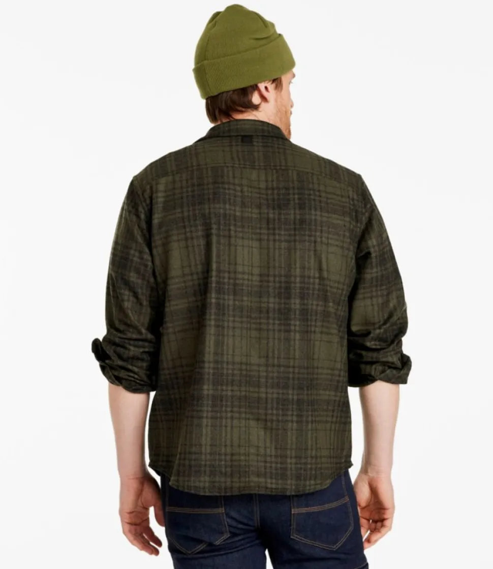 Flash Sale L.L.Bean "Men's Maine Guide Lightweight Merino Wool Field Shirt, Plaid"