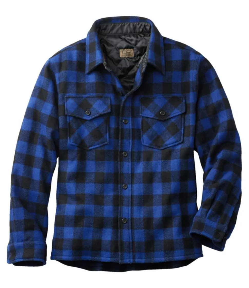 New L.L.Bean "Men's Maine Guide Shirt with PrimaLoft"