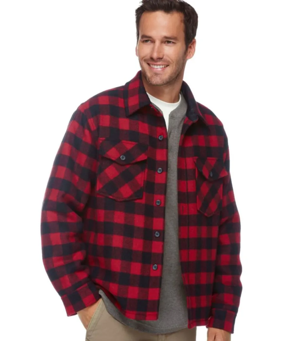 New L.L.Bean "Men's Maine Guide Shirt with PrimaLoft"