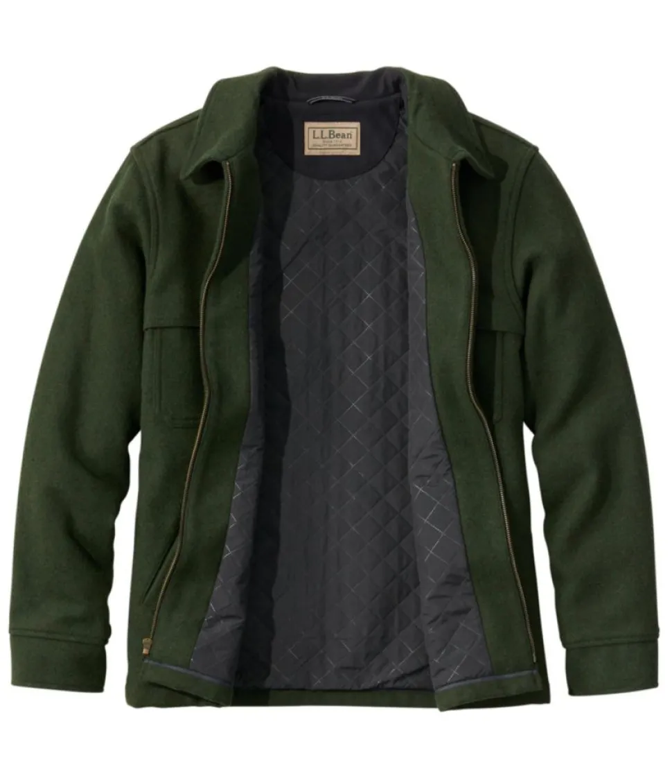Store L.L.Bean "Men's Maine Guide Zip-Front Jac-Shirt with PrimaLoft" Loden